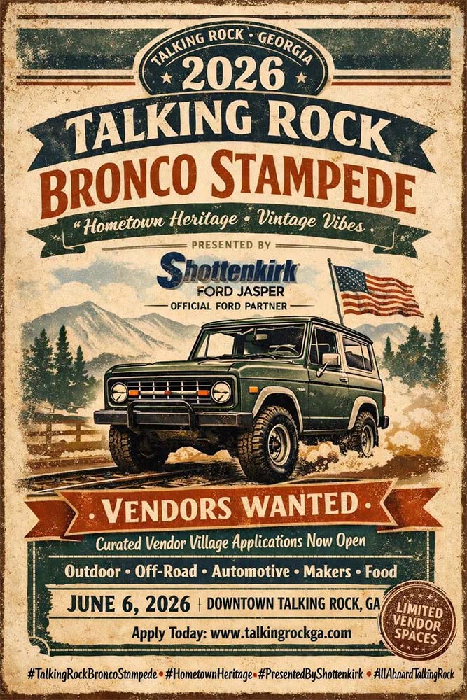 Talking Rock Bronco Stampede on June 6, 2026